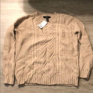 NWT Cream sweater